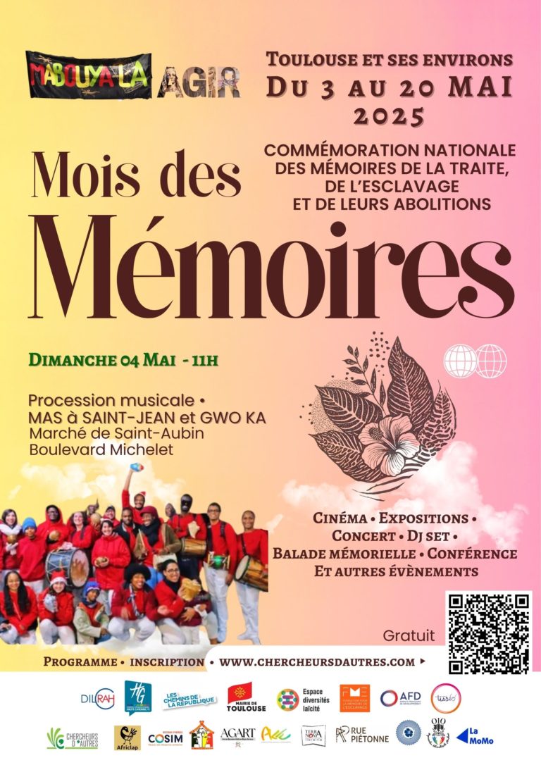 Lire la suite à propos de l’article OCCITANIE – Samedi 10 Mai – Procession musicale par l’association Mabouya-la de 17h à 17h30