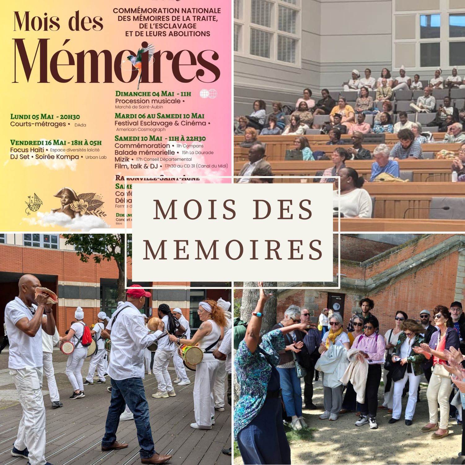 Lire la suite à propos de l’article OCCITANIE – Mois des Mémoires 2025 à Toulouse : Une première édition réussie !