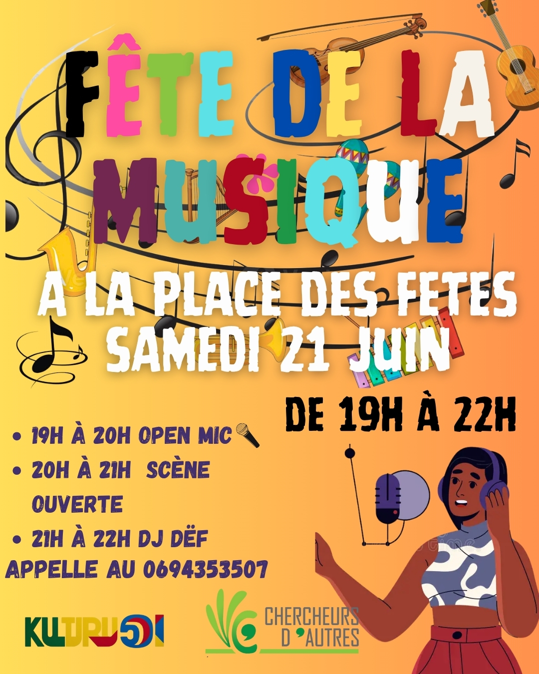 Lire la suite à propos de l’article GUYANE – Appel à participation pour la Fête de la Musique 2025 à Maripasoula le 21 juin !