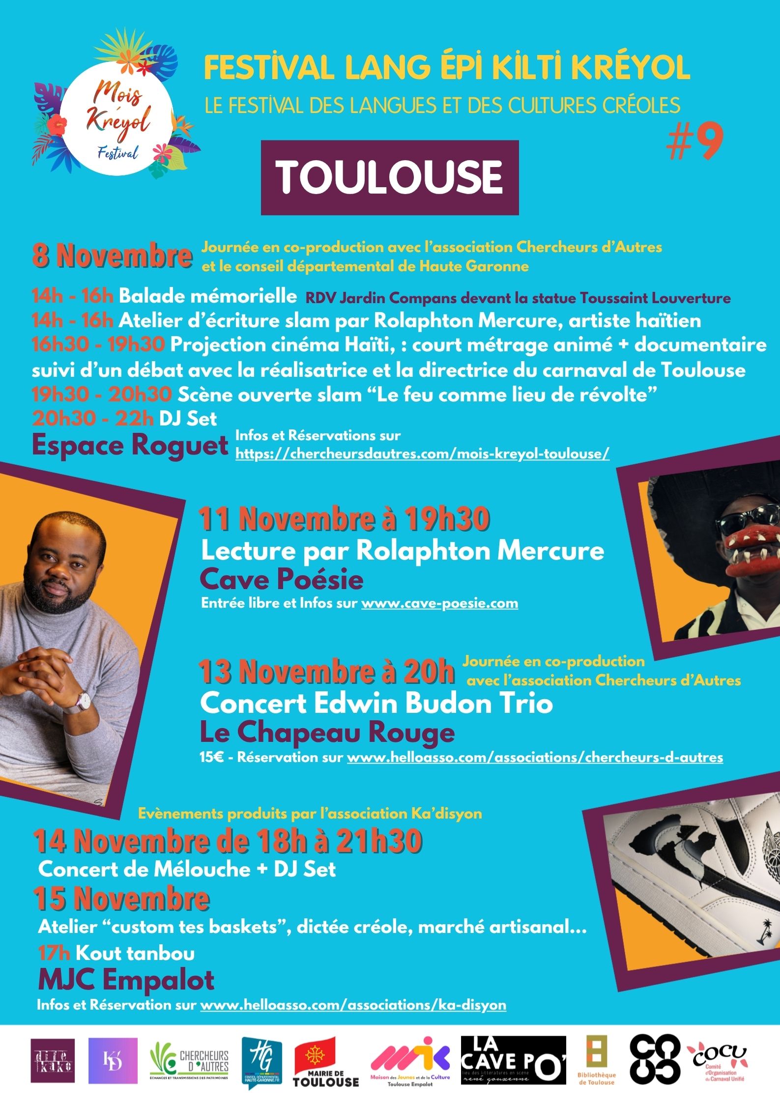 Lire la suite à propos de l’article Le festival Mois Kréyol débarque à Toulouse : dont deux évènements Made In Chercheurs d’Autres !