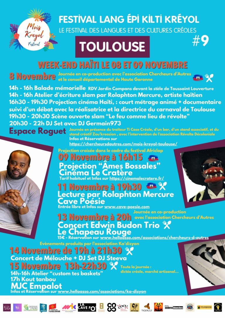 Lire la suite à propos de l’article OCCITANIE – Le festival Mois Kréyol à Toulouse !