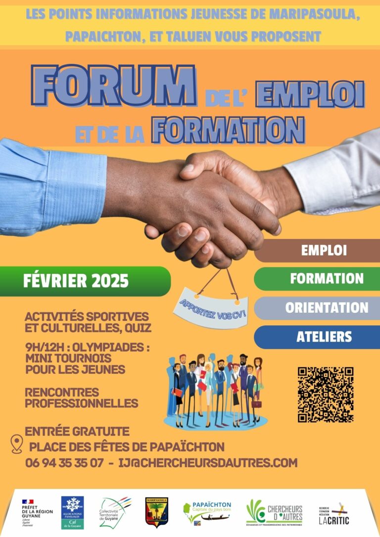 Lire la suite à propos de l’article GUYANE – Explore ton avenir  : Olympiade formation jeunesse et Forum orientation et découverte des métiers 2025