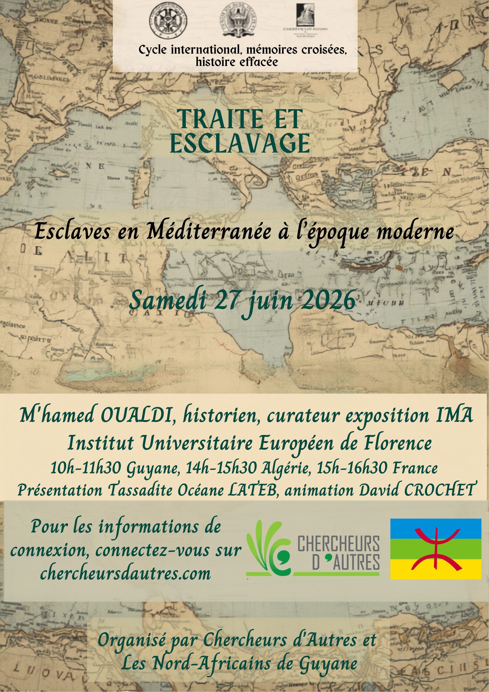 You are currently viewing Traite et esclavage en Méditerranée, une histoire oubliée, conférence et rencontre avec M&rsquo;hamed Oualdi, samedi 27 juin